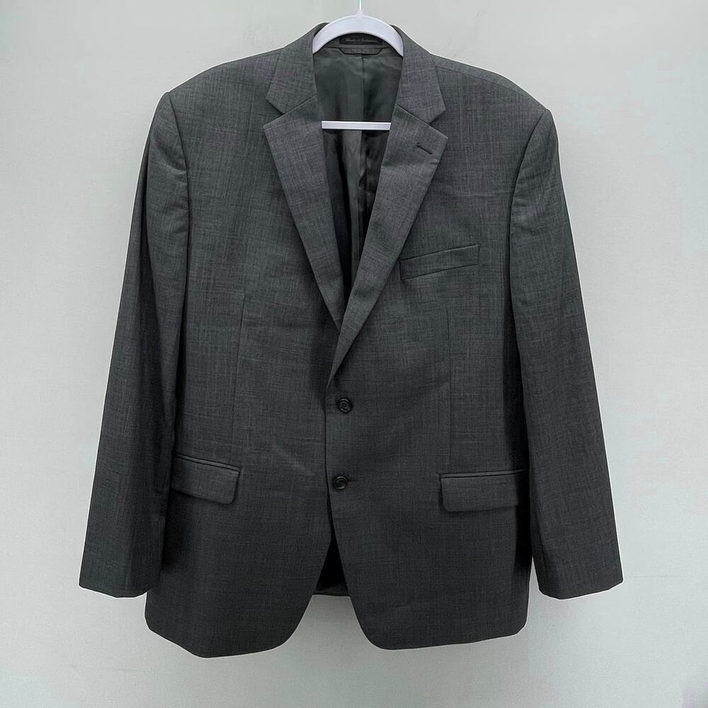 Lauren Ralph Lauren Medium Gray Wool Suit Jacket Sport Coat